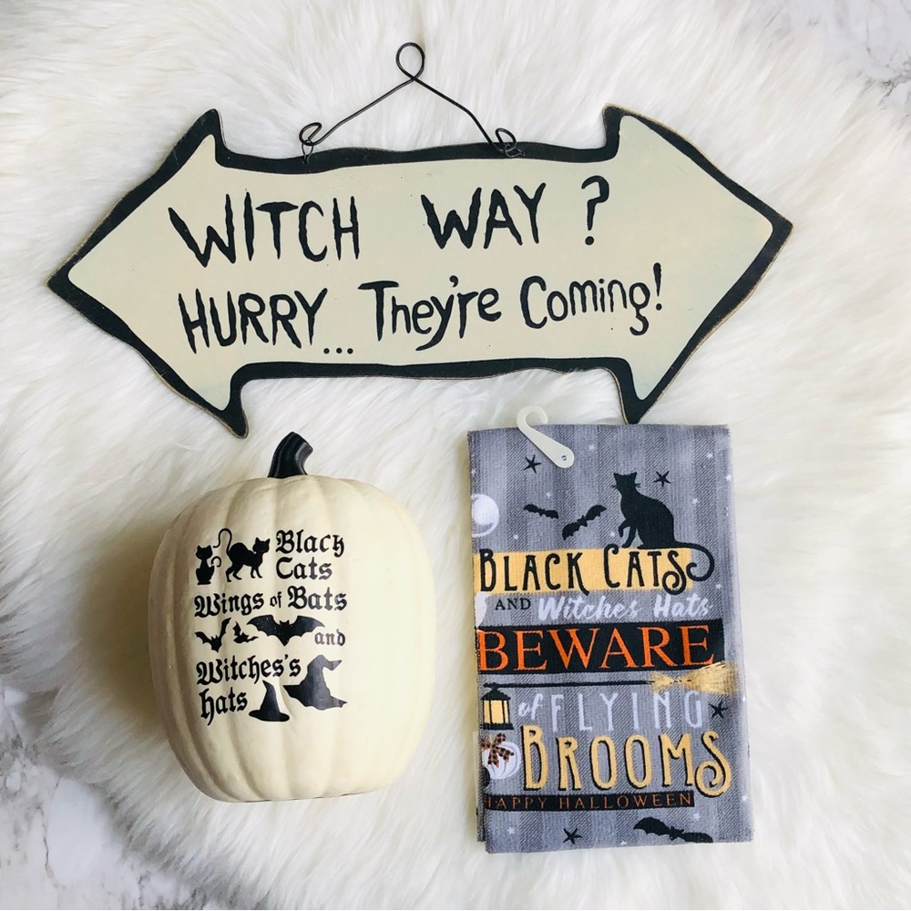 Haunted Halloween Home Decor 3 pc